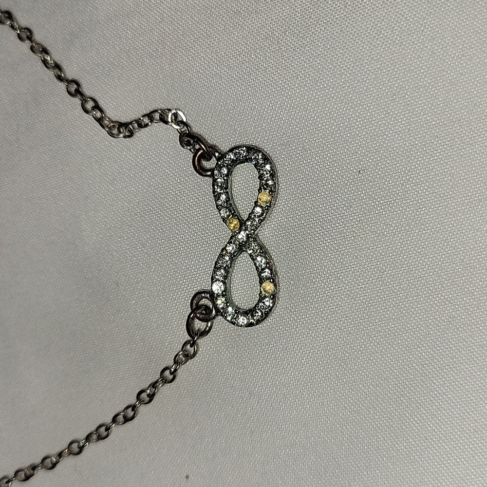 Infinity Silver Necklace - Picture 2 of 2